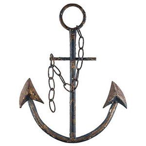 Metal Anchor For Wall Decor - Antique Nautical Decoration For Living Room,🐴